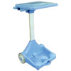 Free Standing Plastic Sack Holder Blue Stand & Lid