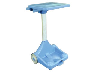 Free Standing Plastic Sack Holder Blue Stand & Lid