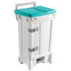 Front Opening Plastic Sack Holder 90 Litre with Green Body & Lid