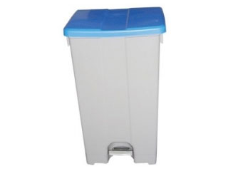 Plastic Sack Holder 96 Litre with Grey Body & Blue Lid