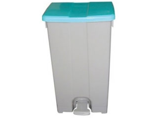 Plastic Sack Holder 96 Litre with Grey Body & Green Lid