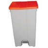 Plastic Sack Holder 96 Litre with Grey Body & Red Lid