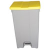 Plastic Sack Holder 96 Litre with Grey Body & Yellow Lid